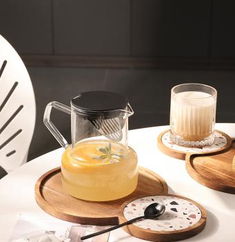 Großhandel B2B Vintage Holztablett Japanischer Nachmittags Snack Brot Serviertablett